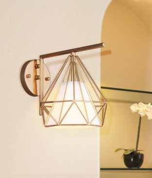 다이아몬드 LED벽등 벽무드등 (골드 블랙)