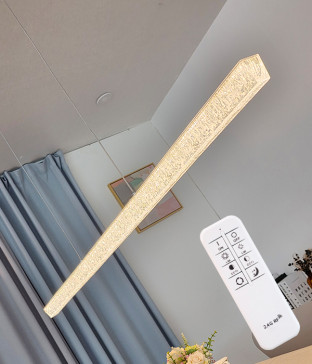 엔지아 리모컨 크리스탈 라인LED펜던트 32W